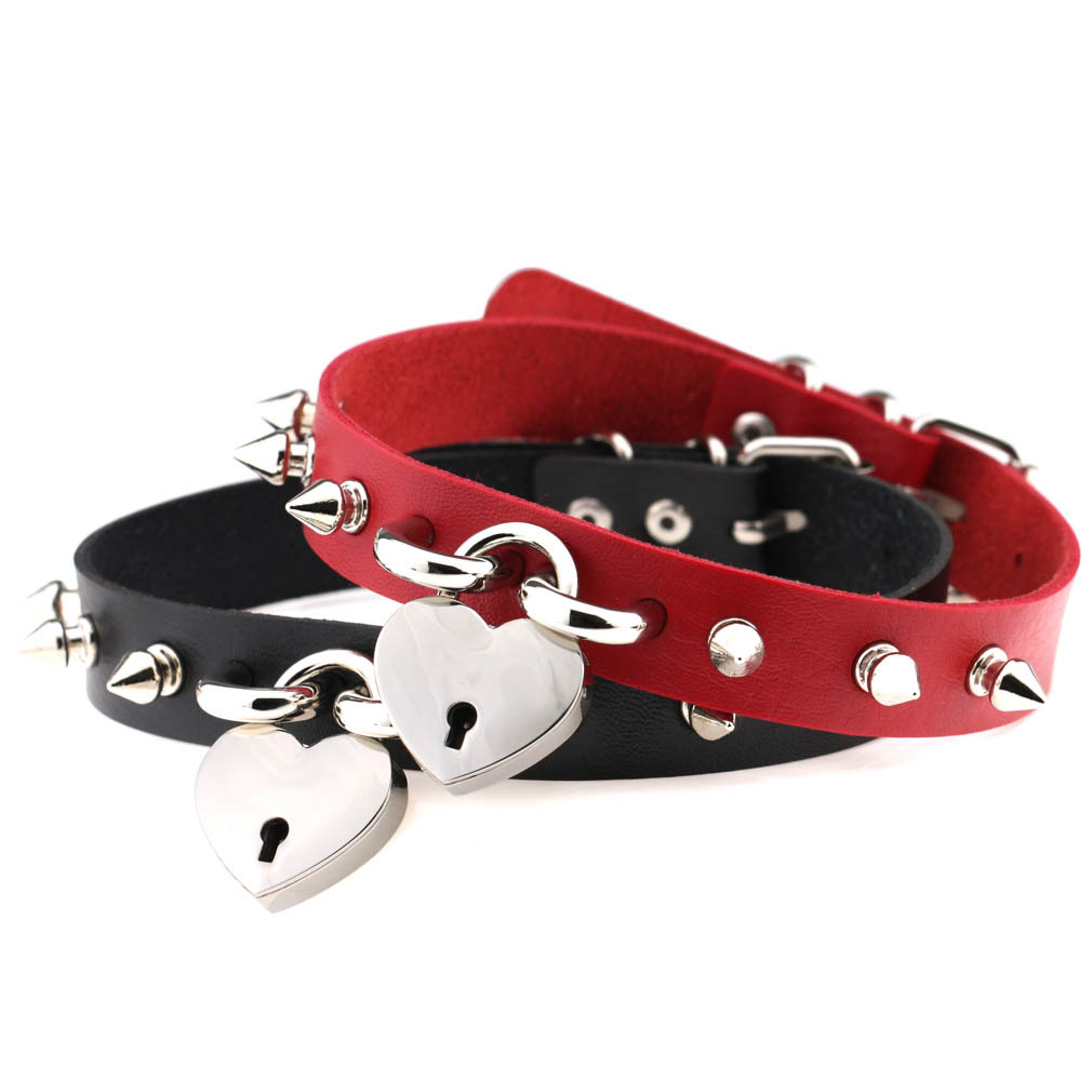 Punk Spike Choker Necklaces fo - Goth Punk Spike Choker review and price