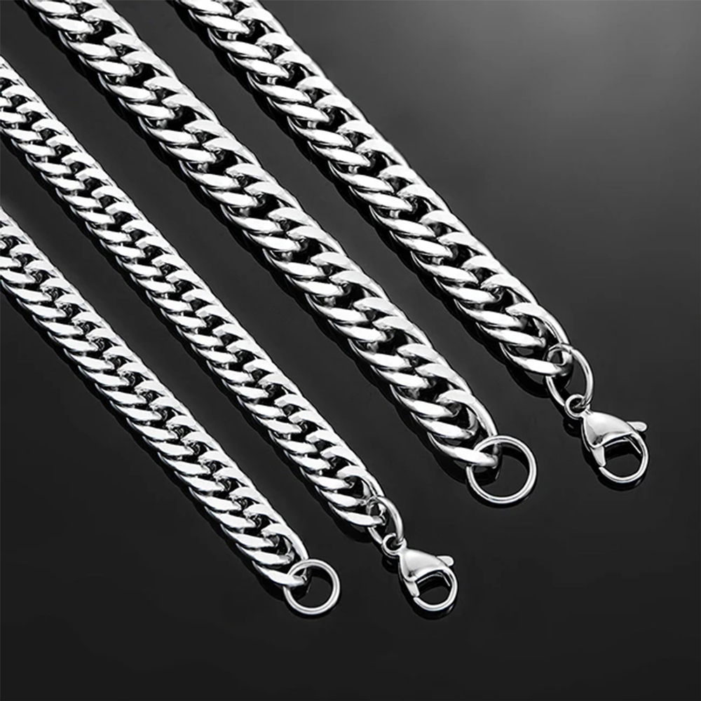 HIYEE 3mm/4mm/5mm/6mm/7mm/8mm  - Cuban Link Chain 12Mm review and price