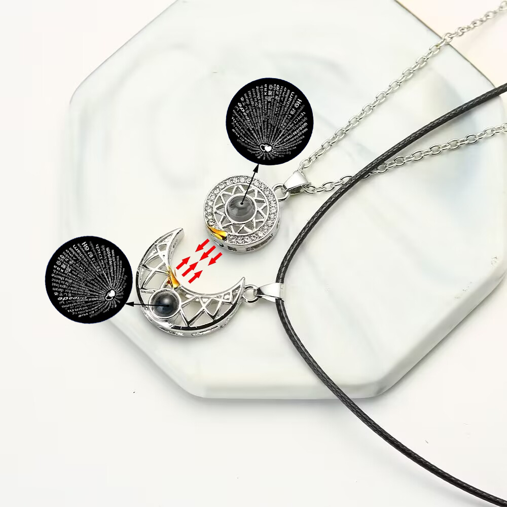 Fashion Couple Matching Neckla - Magnetic Couple Matching Necklaces review and price