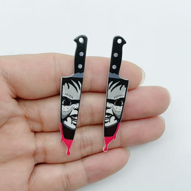 10 pieces of acrylic jewelry H - Earrings review and price