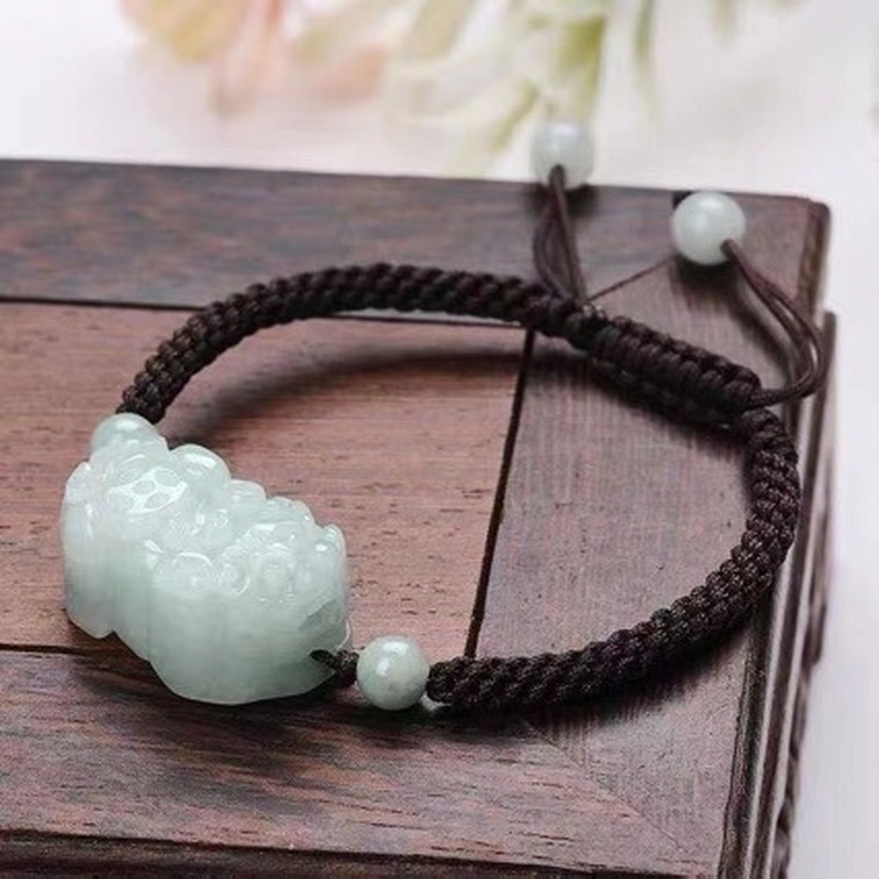 Natural Jadeite A-grade Pixiu  - Bracelets review and price