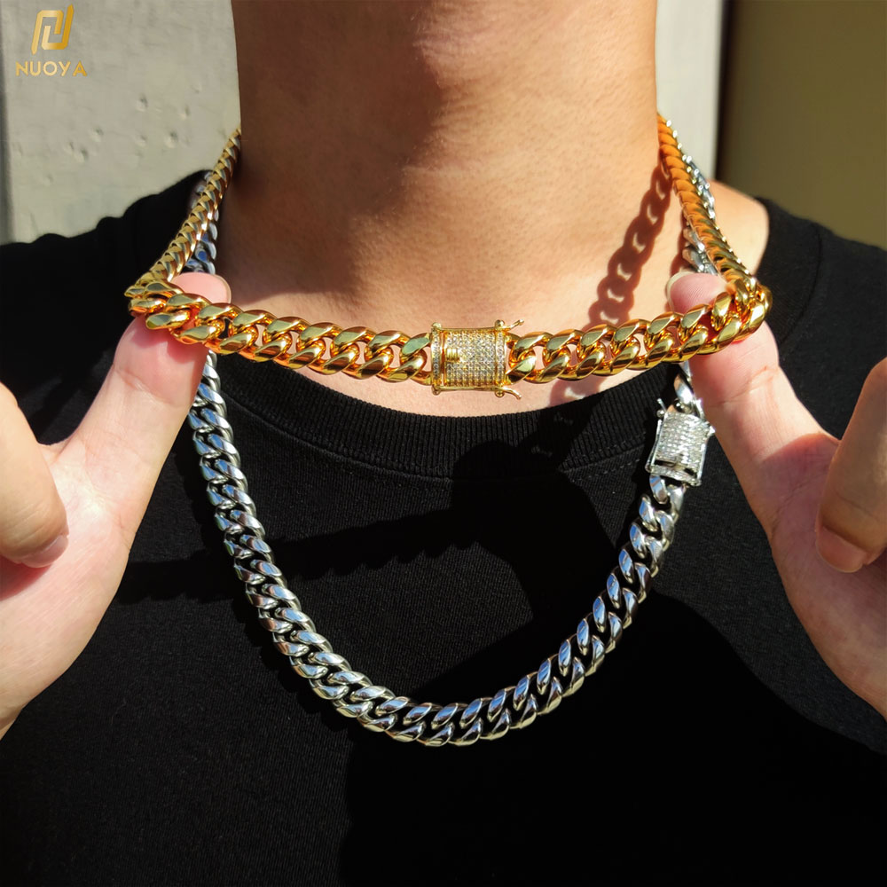 6-12mm Hip Hop Cuban Chain Ice - Cuban Link Chain 12Mm review and price