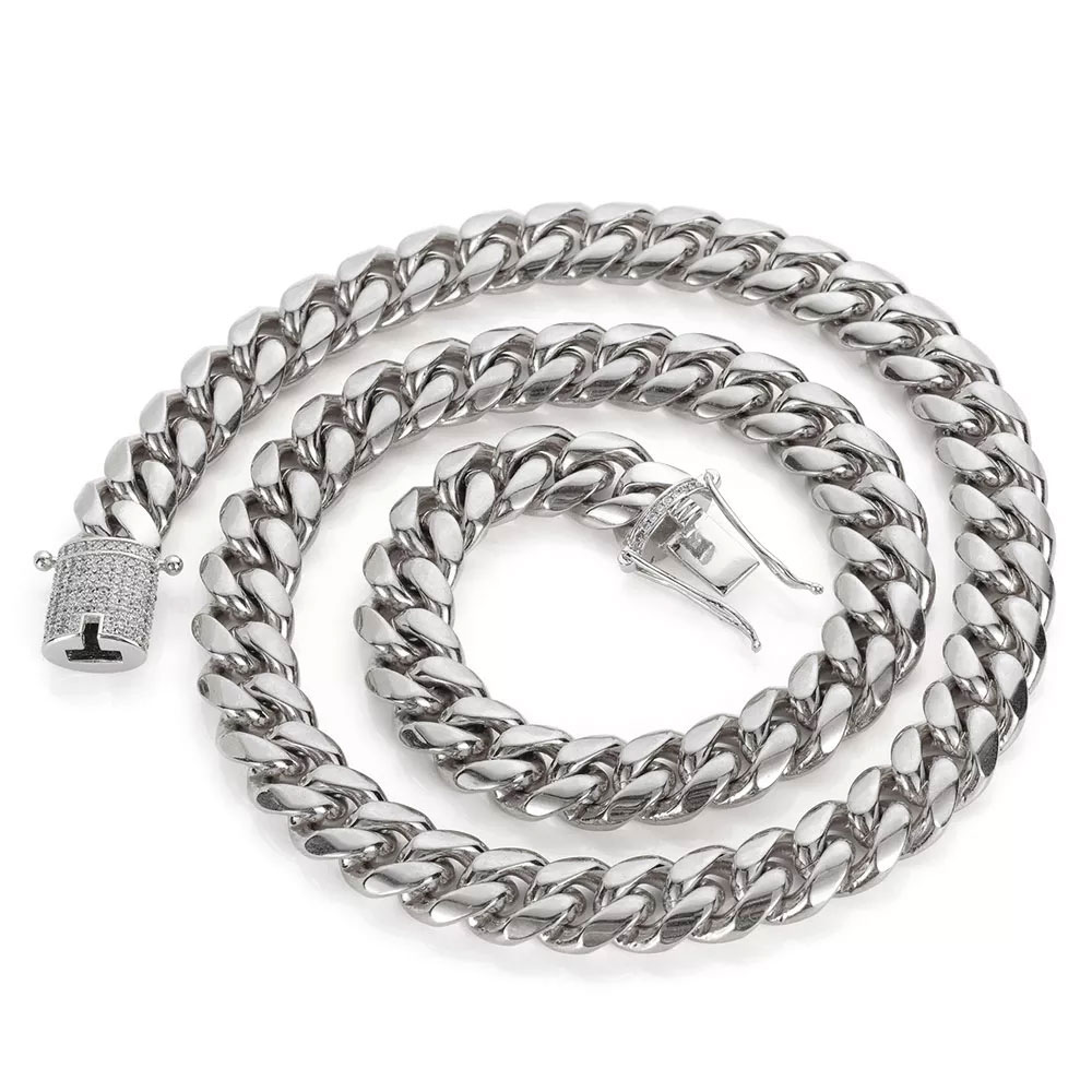 6-12mm Hip Hop Cuban Chain Ice - Cuban Link Chain 12Mm review and price