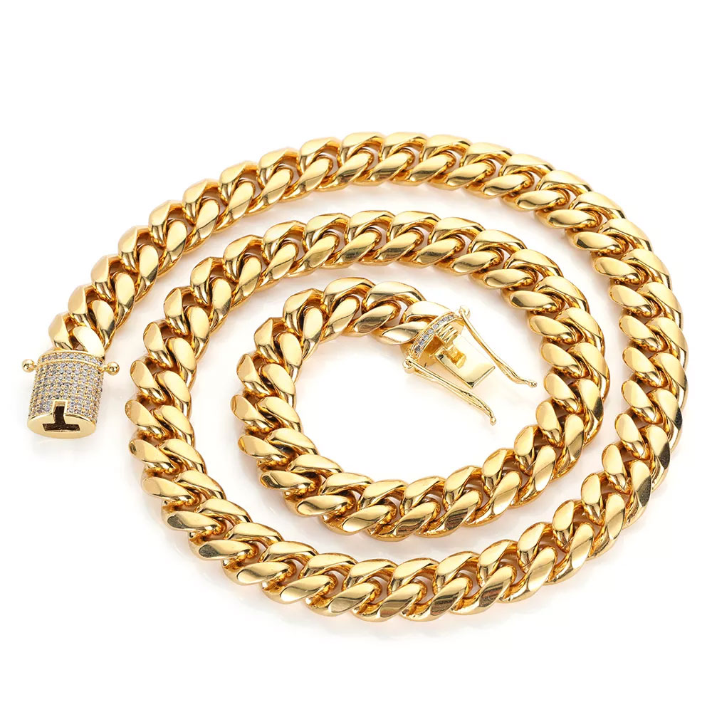 6-12mm Hip Hop Cuban Chain Ice - Cuban Link Chain 12Mm review and price