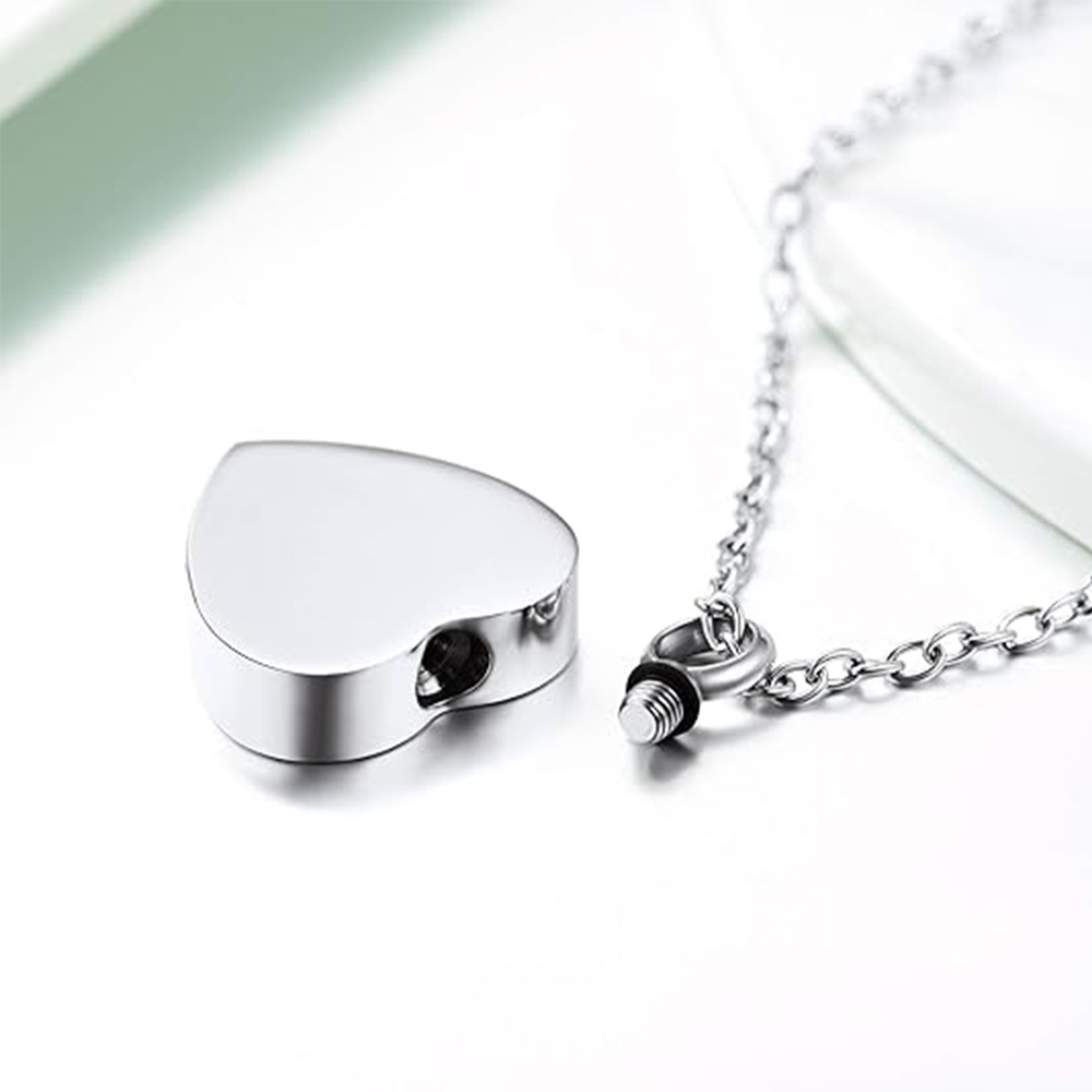 3 Styles Stainless Steel Urn N - Heart Locket Necklace Photo review and price