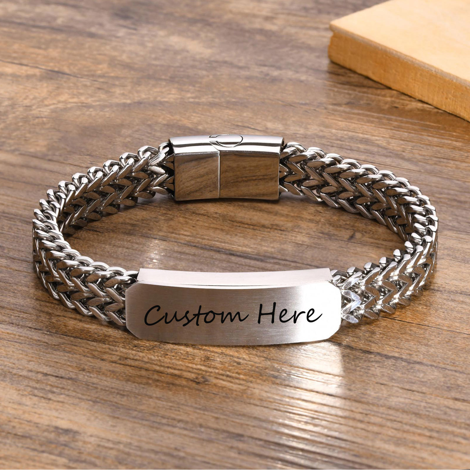 Free Customize ID Bracelets fo - Cuban Link Chain 12Mm review and price