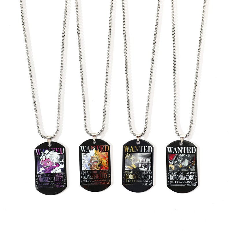 One Piece Luffy Zoro 3 Billion - Custom Name Necklace Stainless Steel review and price
