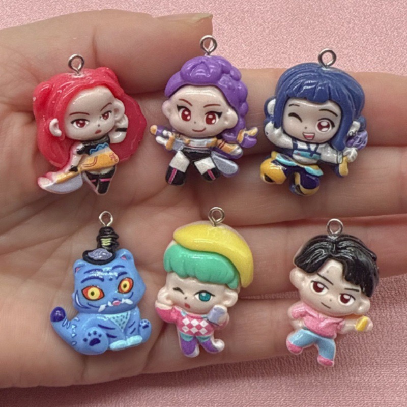 10pcs resin cartoon pendant, D - Earrings review and price