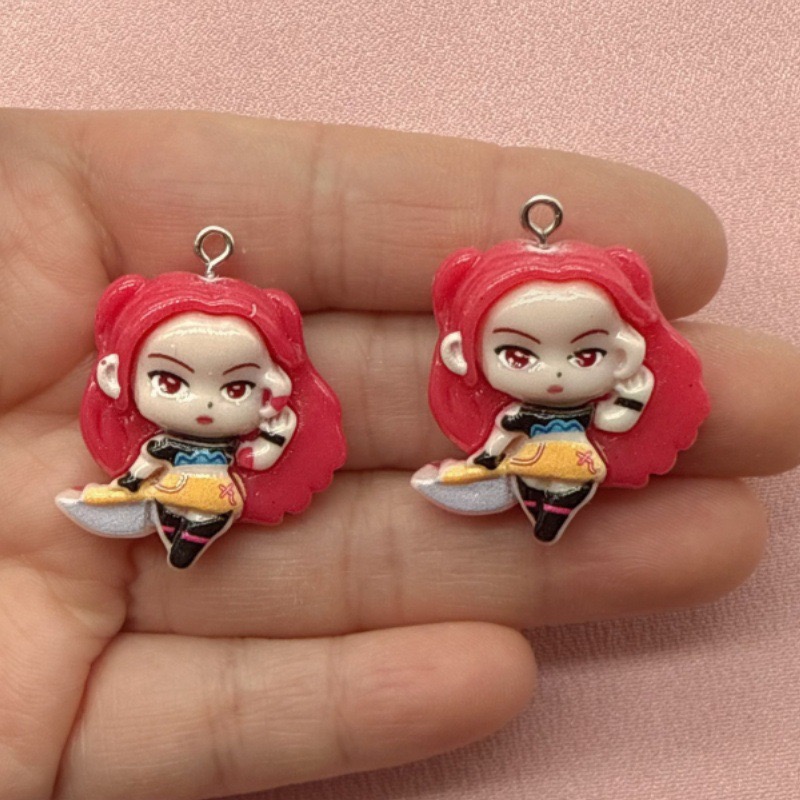 10pcs resin cartoon pendant, D - Earrings review and price