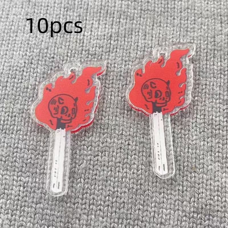 10pcs acrylic skull pendant, D - Earrings review and price