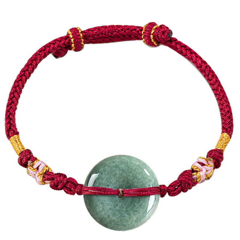 Green Myanmar Jadeite Donut Br - Bracelets review and price