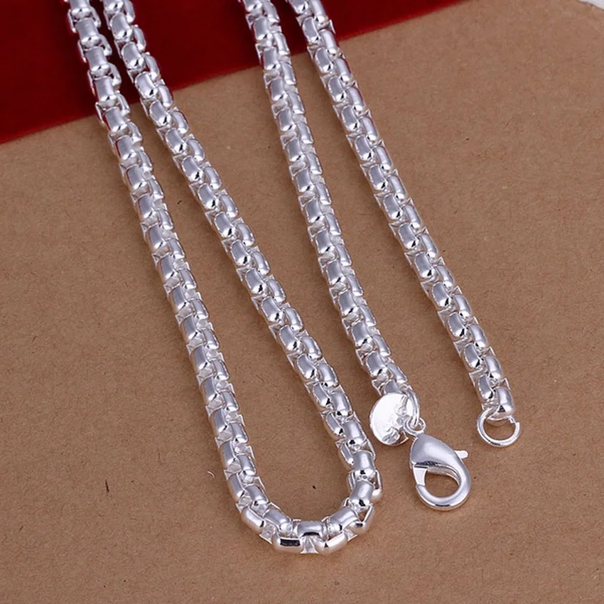 45-60cm 925 Sterling Silver Ne - 925 Sterling Silver Chain Necklace Men review and price