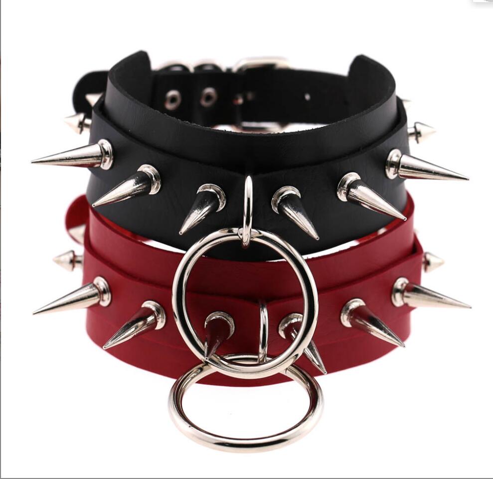 Long Spiked Choker Punk Collar - Goth Punk Spike Choker review and price