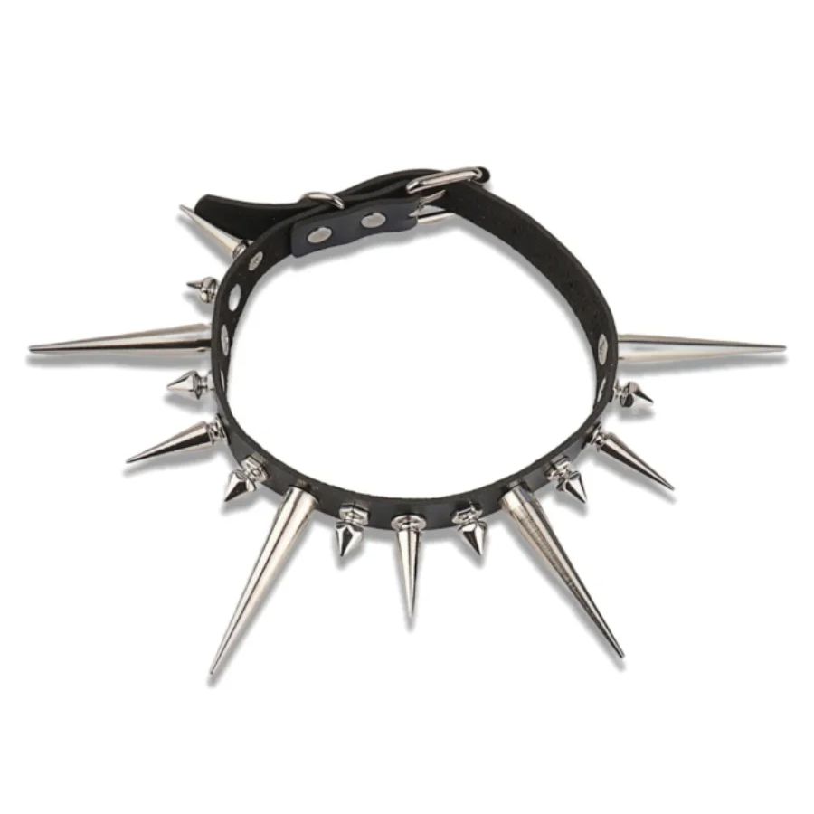Goth Long Spike Choker Punk Fa - Goth Punk Spike Choker review and price