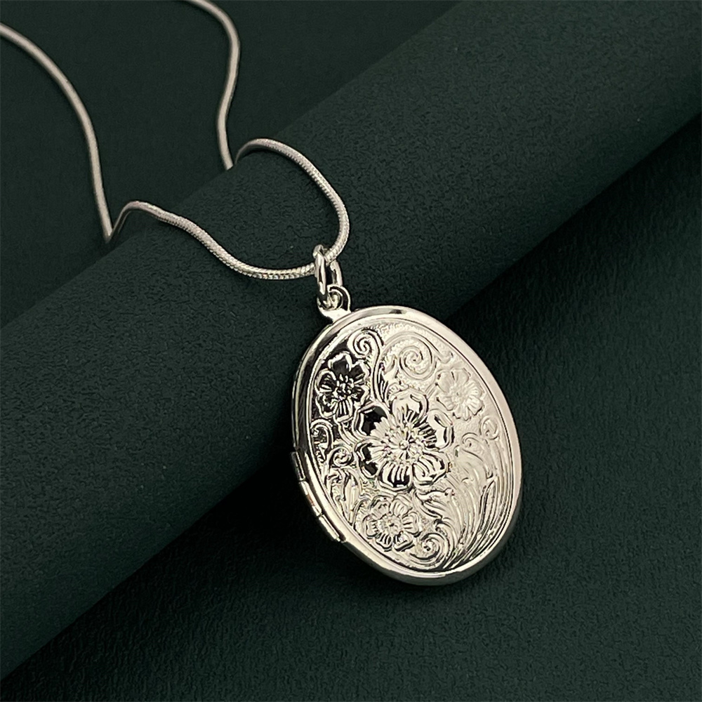925 Silver Snake Necklace Oval - 925 Sterling Silver Chain Necklace Men review and price