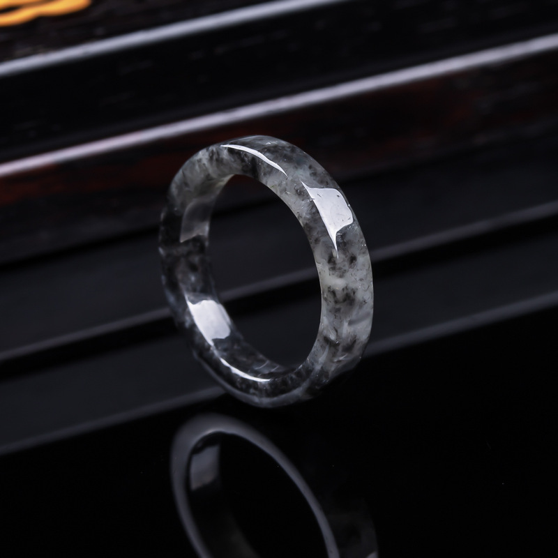 Natural A-grade Burmese , blac - Rings review and price